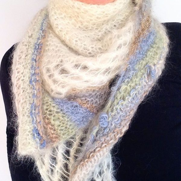 Adèle’s Mohair | Mohair & Magic Shawl (Digital Pattern)