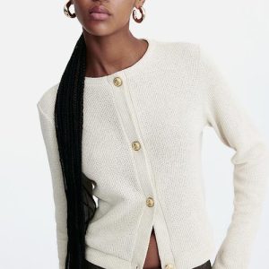 jersey cardigan